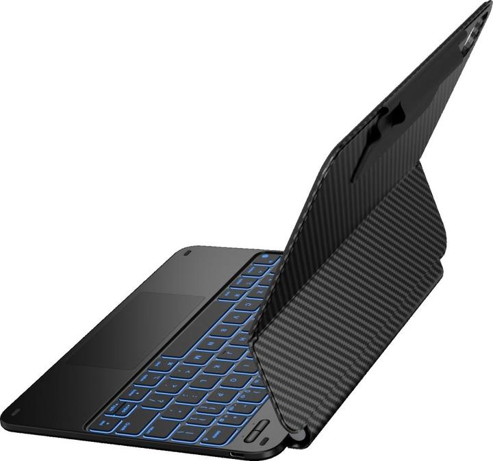 Produktbild Typecase Case Edge with keyboard for iPad Air 11" 2024/2025 carbon fiber (Apple iPad Air 11 2024, Apple iPad Air 11 2025, Apple iPad Air 11 2026)