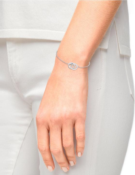 Produktbild S.Oliver Armschmuck für Damen, 925 Sterling Silber | Herz (17 cm, 925er Silber)