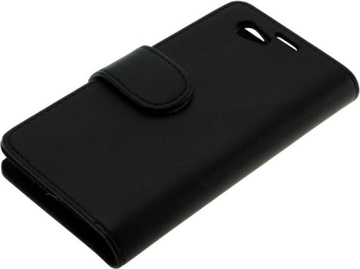 Produktbild König Design Tasche für Sony Xperia Z1 mini / Compact Bookstyle schwarz (Sony Xperia XZ1 Mini)