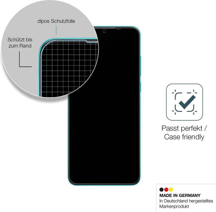 Actual product image Dipos Anti-Shock Screen Protector Matte (1 Piece, Lava Z6)