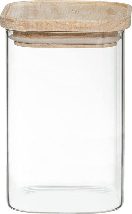 Actual product image Secret de Gourmet 4 stapelbare Gläser mit Holzdeckel (0.50 l)