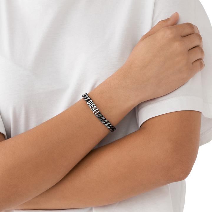 Immagine prodotto Diesel Bracciale in acciaio (18.50 cm, Acciaio inossidabile)