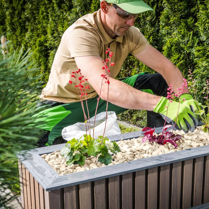 Actual product image Relaxdays Marble gravel