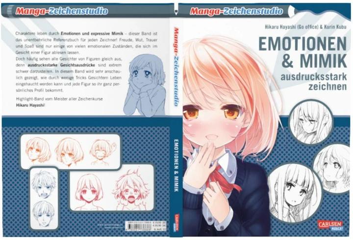Produktbild Manga-Zeichenstudio: Emotionen und Mimik ausdrucksstark zeichnen (Deutsch, Hikaru Hayashi, 2017)