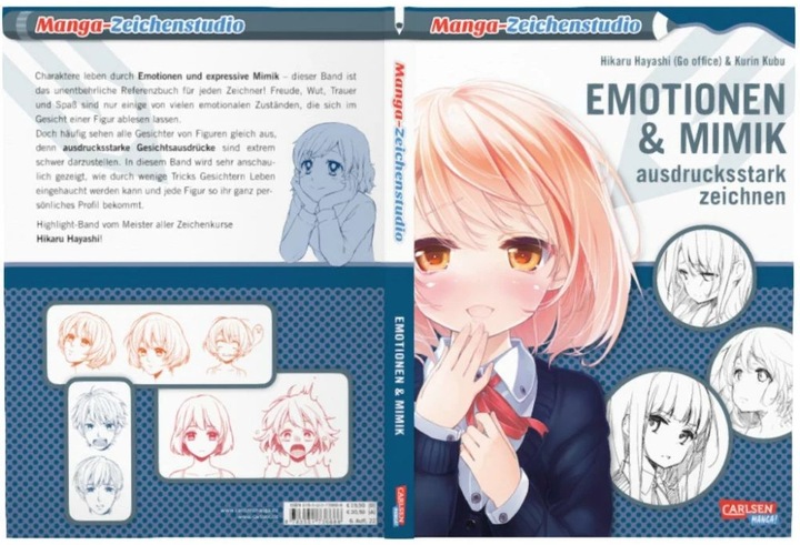 Produktbild Manga-Zeichenstudio: Emotionen und Mimik ausdrucksstark zeichnen (Deutsch, Hikaru Hayashi, 2017)