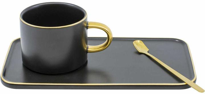 Kadastar Elegance Kaffeetasse mit Unterteller (200 ml, 3 x)