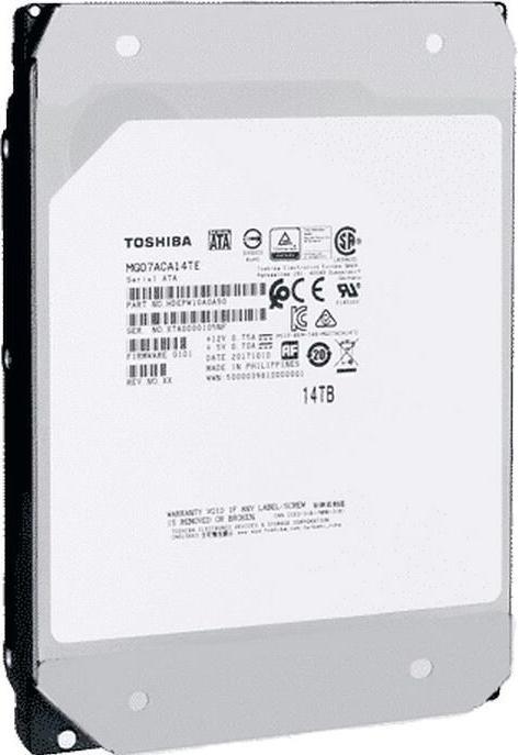 Actual product image Toshiba MG09, 3.5", 14 TB, 7200 RPM (14 TB, 3.5")