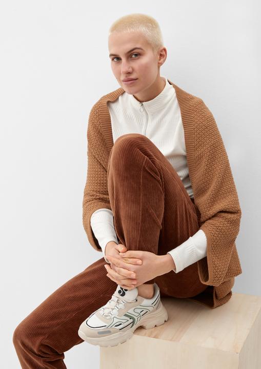 Produktbild s.Oliver Indoor-Poncho Poncho aus Baumwollmix (One Size)