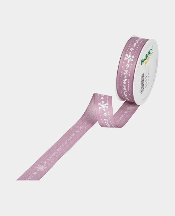 Produktbild Halbach Druckband Frohe Weihnachten, Geschenkband