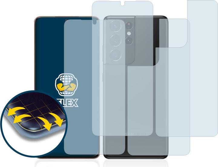Produktbild BROTECT Full-Cover Displayschutz (2 Stück, Samsung Galaxy S21 Ultra 5G)