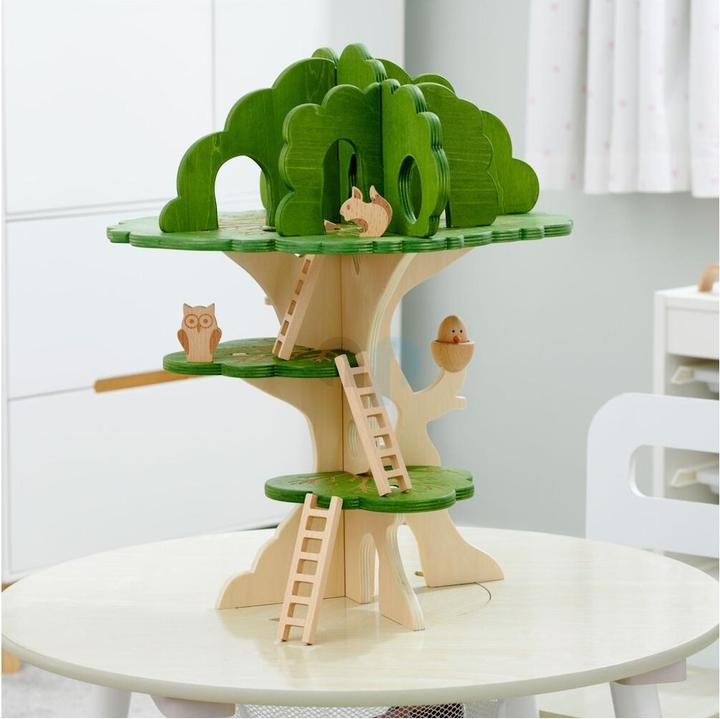 Image du produit TickiT Maison dans l'arbre en bois (15 pièces)