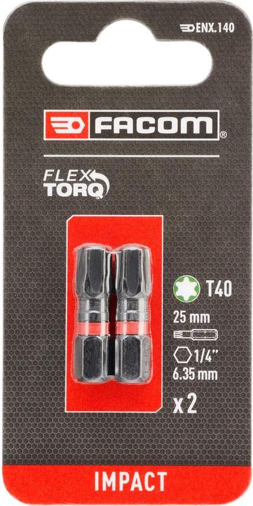 Actual product image Facom Hexagon socket screwdriver bit