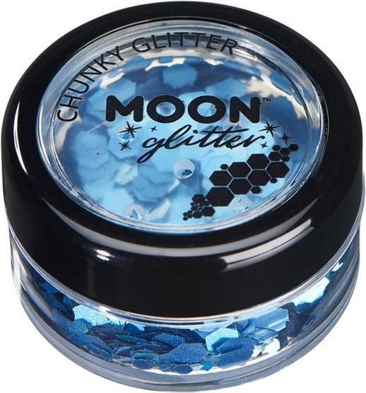 Image du produit Smiffys Moon Glitter Chunky - Bleu