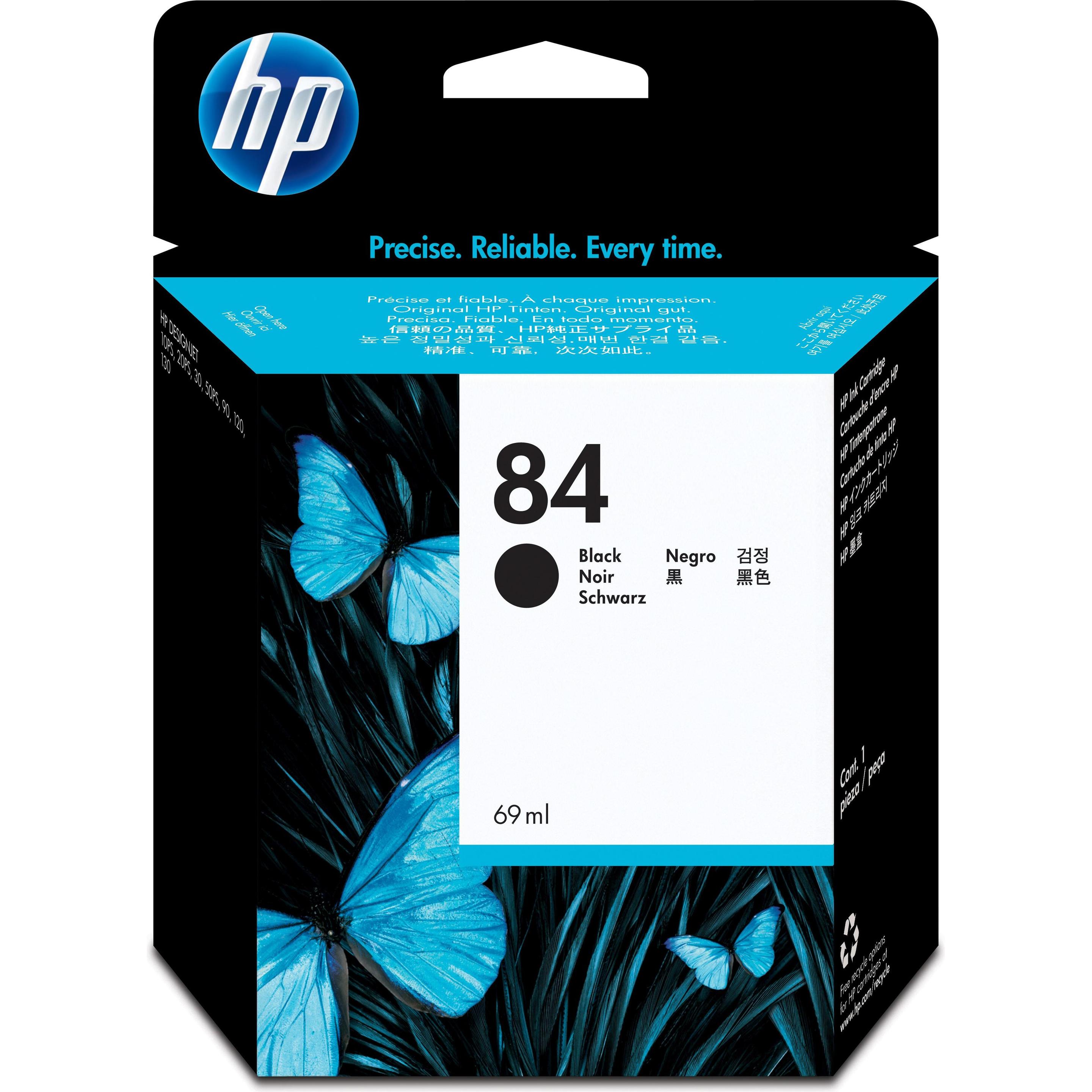 HP, Druckerpatrone, 84 (BK)