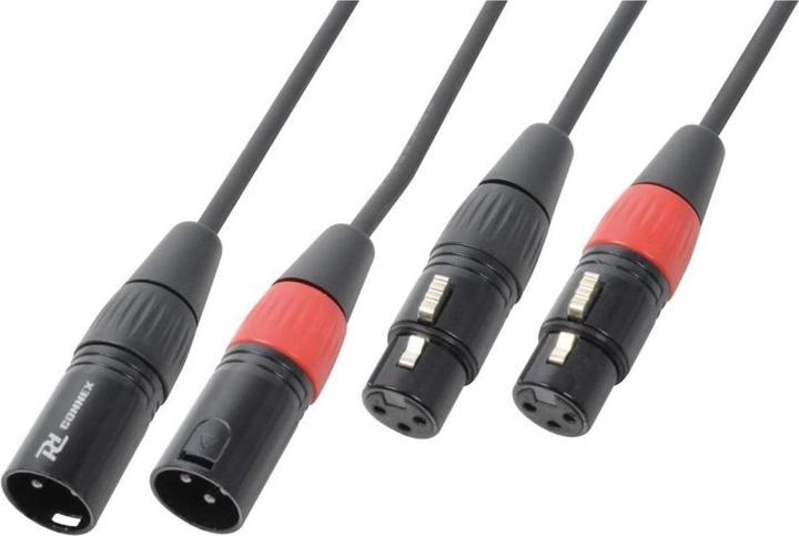 Immagine prodotto PD Connex Audio-Kabel CX60-12 2x XLRm, 2x XLRf, 12m, Kabeltyp (12 m, Cavi XLR)