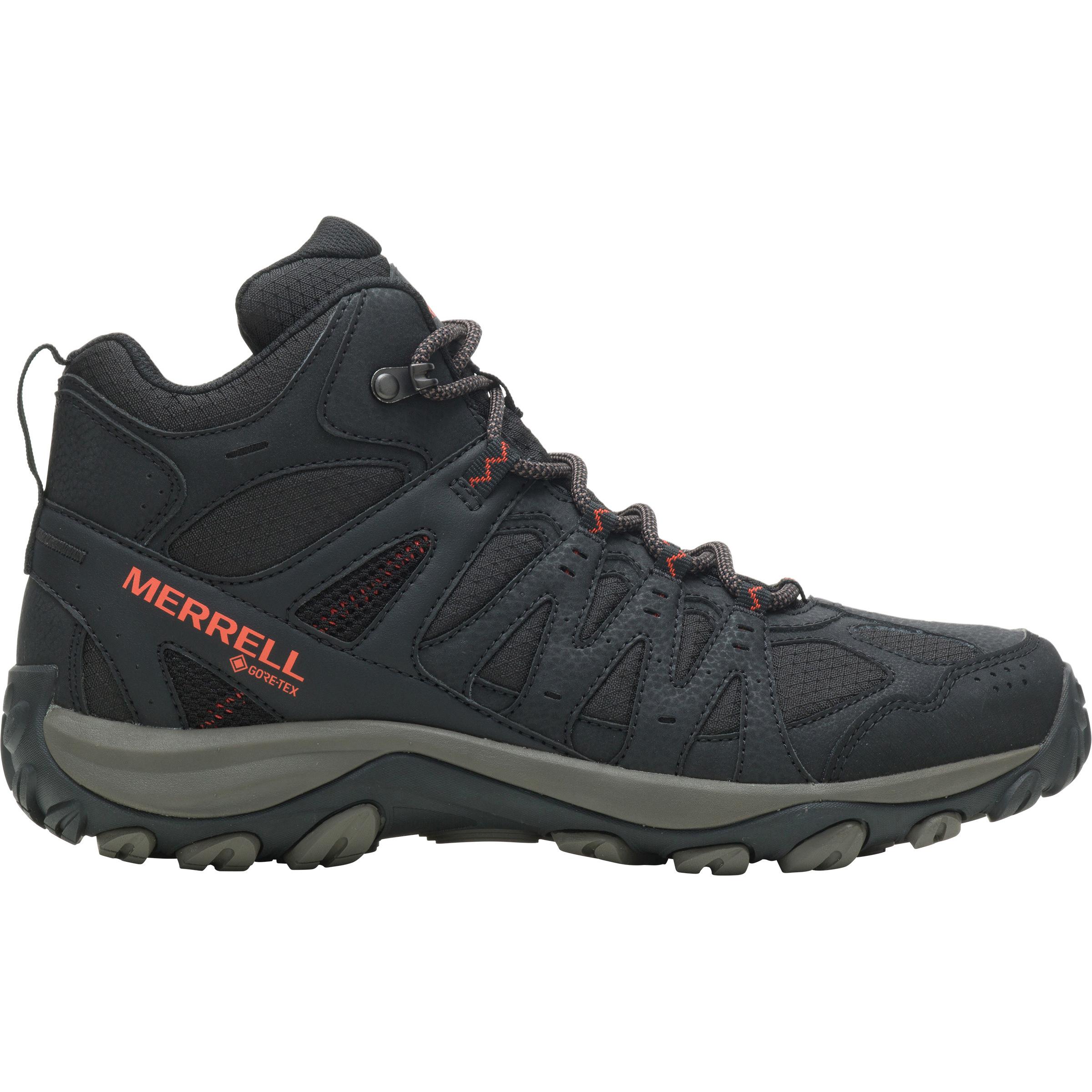 Merrell, Herren, Wanderschuhe, Accentor 3 Sport Mid GTX (44), Schwarz