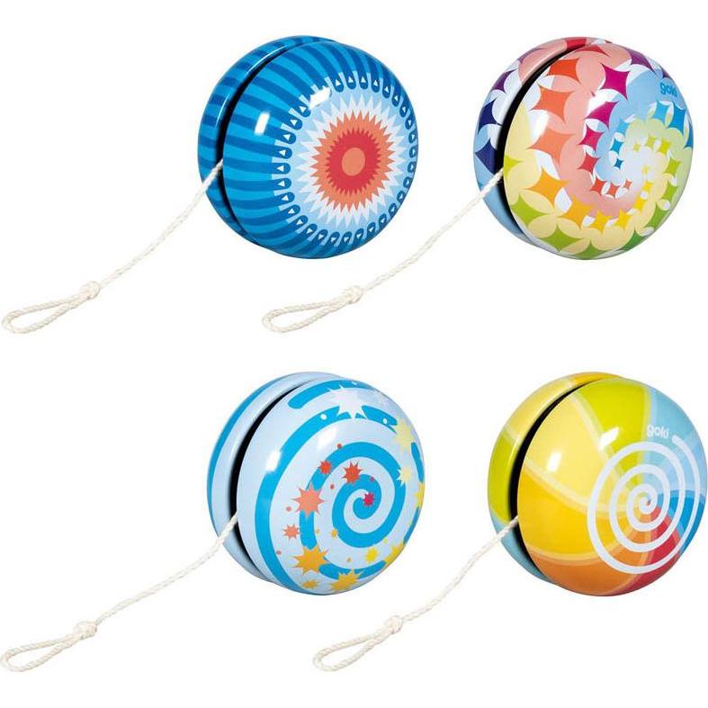Goki Yo-Yo aus Metall mit Aufdruck