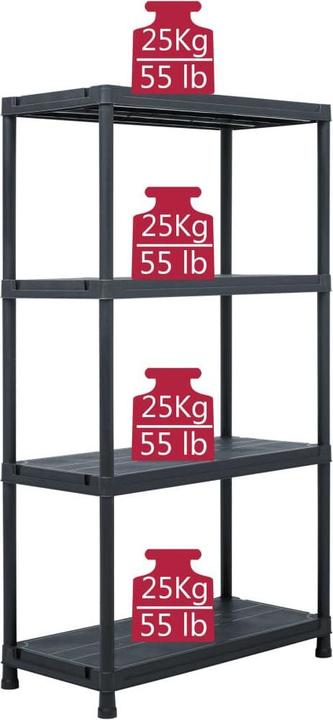 Actual product image vidaXL Stauregal