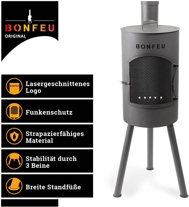 Produktbild Bonfeu BonGiano SP Gartenkamin Schwarz