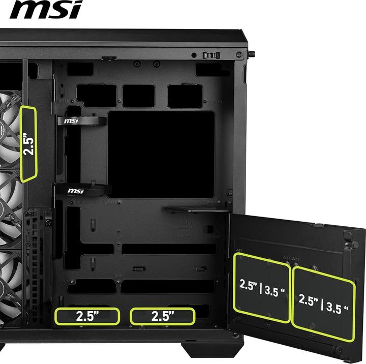Actual product image MSI MAG Pano 100R PZ (ATX, mATX, Mini-ITX)