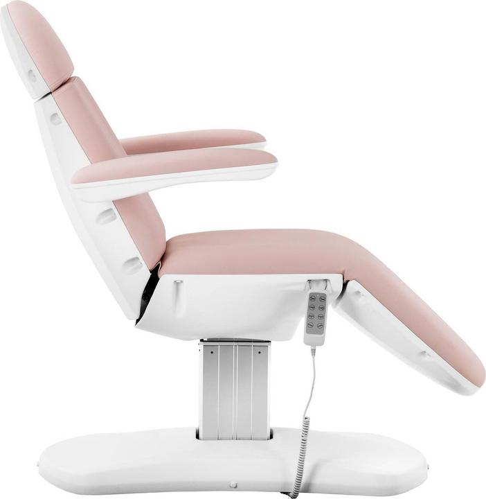 Produktbild Physa Kosmetikliege Behandlungsliege Kosmetikstuhl Tattooliege 67-87cm 150kg rosa/weiss