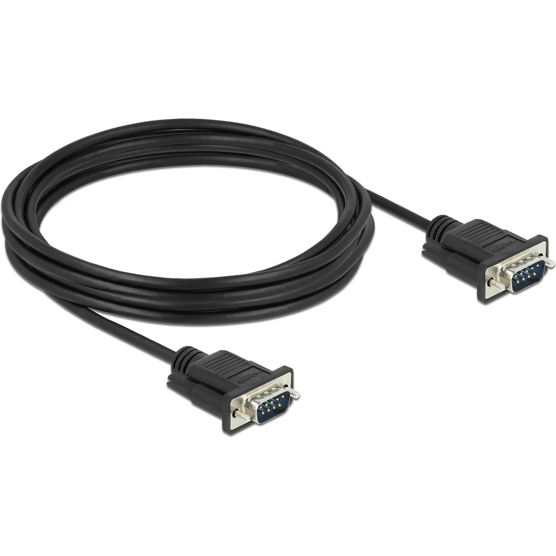 Thumbnail - Delock Anschlusskabel RS-232 DB9, m-m 4 m (4 m, Industriekabel), Schnittstellenkabel