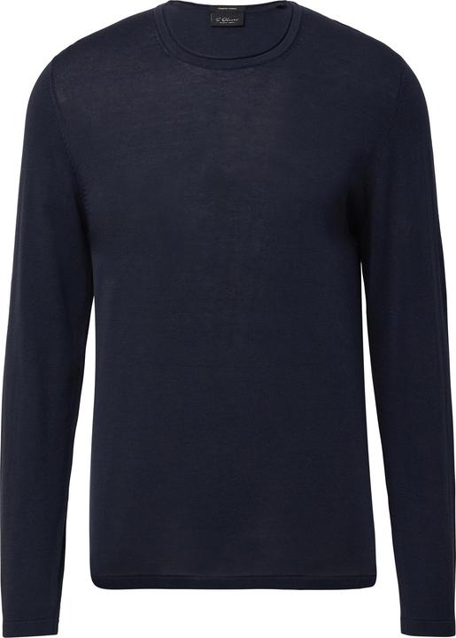 Produktbild s.Oliver Strickpullover Leichter Feinstrick-Pullover aus reiner Baumwolle (M)