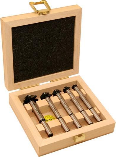 Actual product image Famag Krauskopf set in wooden box. (10 mm, 13 mm, 16 mm, 20 mm, 25 mm)