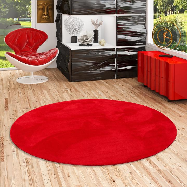 Actual product image Pergamon Luxury super soft fur rug (120 x 120 cm)