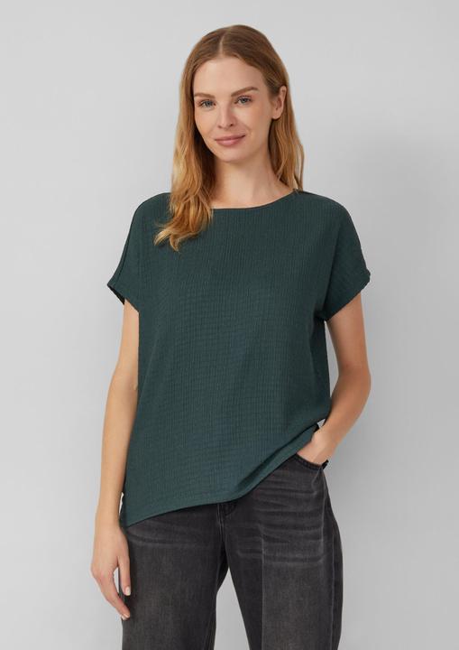 Produktbild S.Oliver T-Shirt Strukturiertes T-Shirt im Relaxed Fit (44)