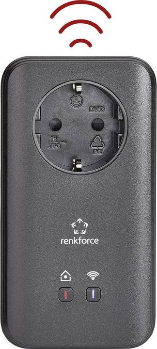 Actual product image Renkforce PL600D WiFi Powerline WLAN Single Adapter 500 MBit/s (500 Mbit/s)