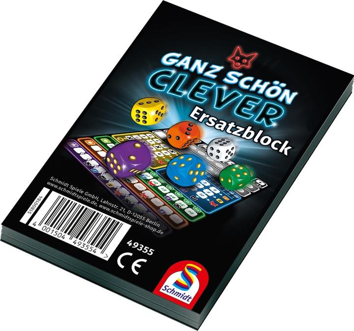 Actual product image Schmidt Spiele Quite clever - additional block (German, 1 - 4 Players)