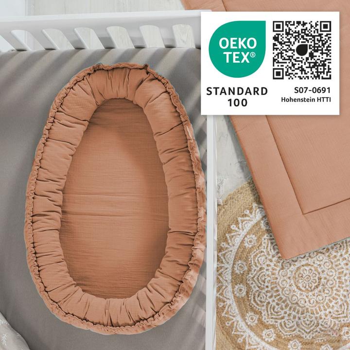 Produktbild Julius Zöllner Babynest Nido Musselin Dune