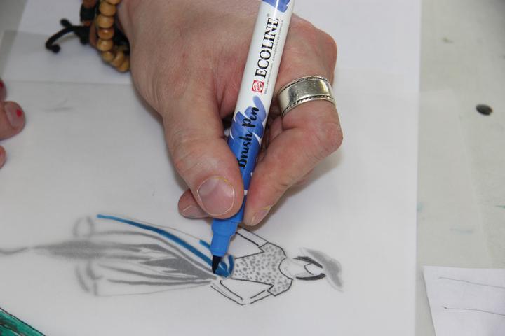 Immagine prodotto Talens Penna a pennello Ecoline (Nero, 1 x)