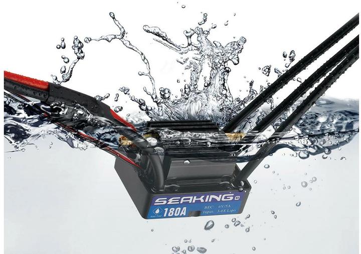 Actual product image Hobbywing Regulator Seaking 180A V3 2-6S, for boats