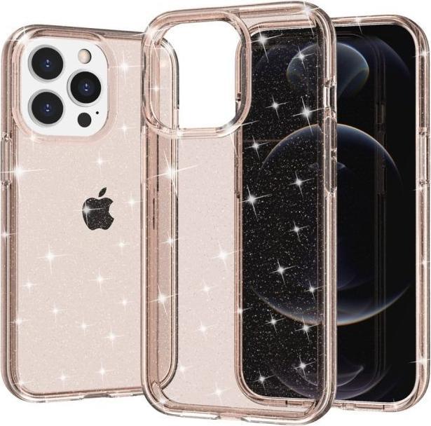 Actual product image MU Style Glittery Powder Soft TPU Series (Apple iPhone 15 Pro)