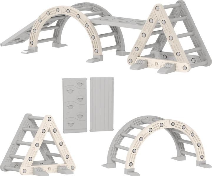 Aiyaplay Klettergerüst Kunststoff Grau