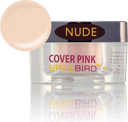 Immagine prodotto BrillBird Ricarica Cover Nude Polvere Acrilica 140ml (Essiccatore smalto per unghie, Nude)