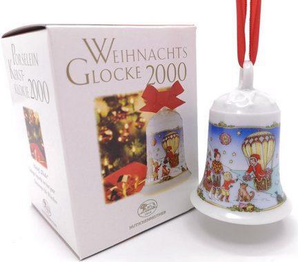 Produktbild Hutschenreuther Weihnachtsglocke 2000, Anhänger, Porzellanglocke, Baumschmuck, Baumanhänger