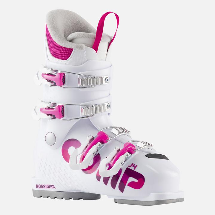 Actual product image Rossignol Chaussures de ski enfant Comp j4 (Junior) rose et blanche-37.5 (23.5)