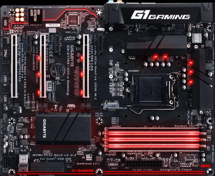 Gigabyte GA-Z170X-Ultra Gaming (LGA 1151, Intel Z170 Express, ATX)