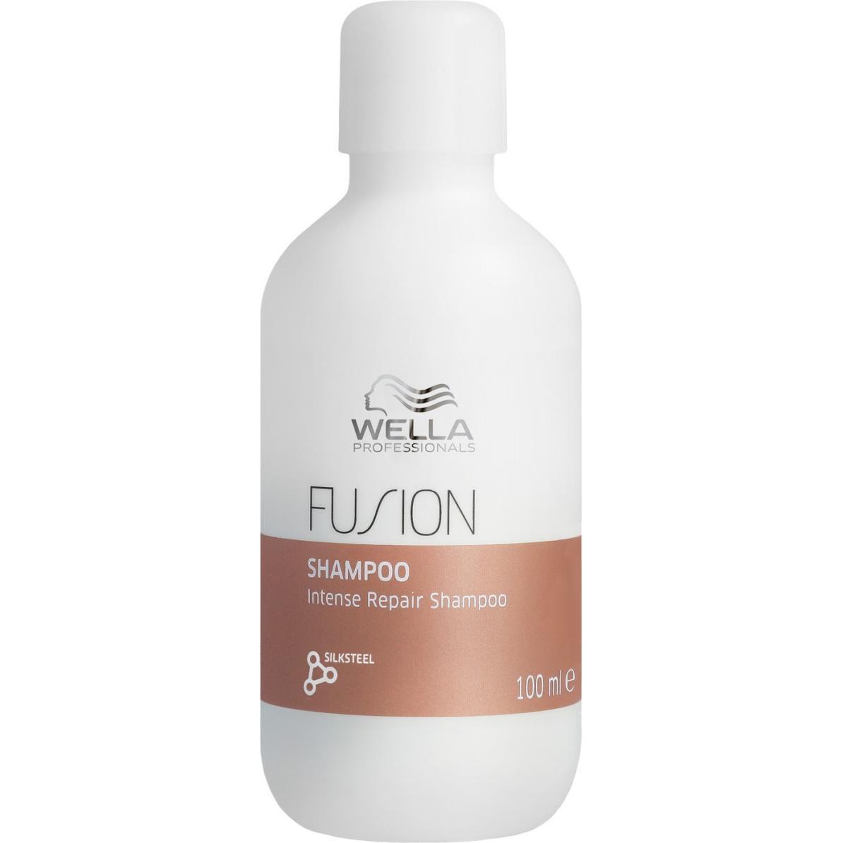 Wella, Shampoo + Conditioner, Professionals Fusion Intense Repair Shampoo (Vloeibare shampoo, 100 ml)