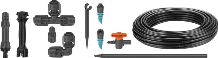 Image du produit Gardena Kit Micro-Drip Système pour potager/jardin de fleurs (Kit d'irrigation goutte à goutte)