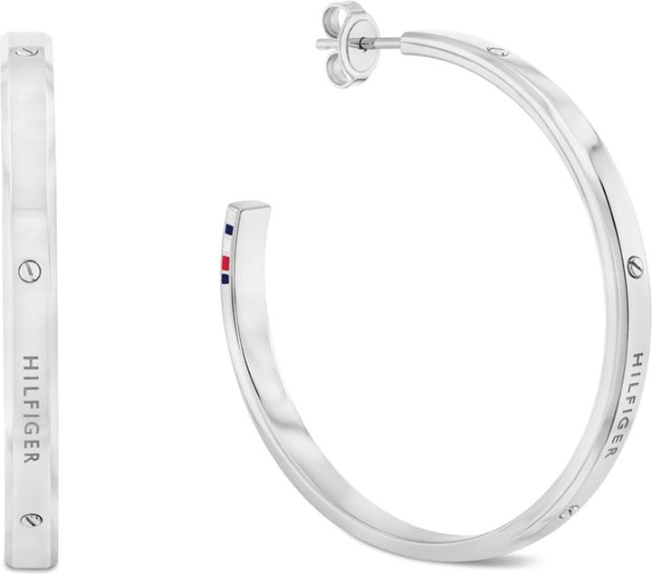 Image du produit Tommy Hilfiger - Steel hoop earrings Linear 2780956 (Acier inoxydable)