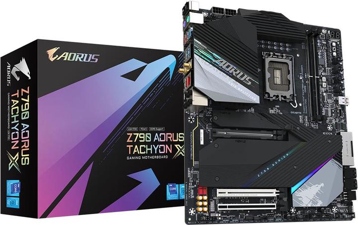 Image du produit Gigabyte MB GBT Intel 1700 Z790 AORUS TACHYON X (LGA 1700, Intel Z790, E-ATX)