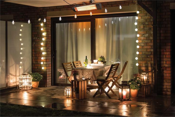 Actual product image Alpina Garden Radiant heater terrace - without remote control (2000 W)