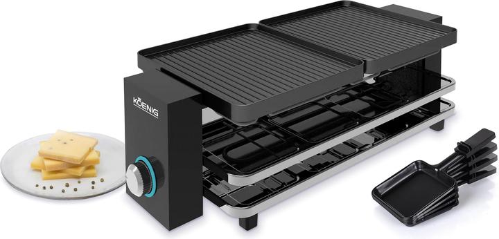 Koenig Raclette-Grill Piano Noir 8
