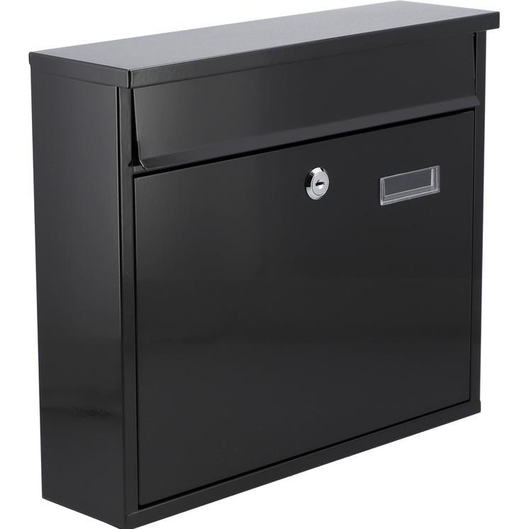 Thumbnail - Toya, Briefkasten, VOREL Mailbox 310 x 360 x 100 mm Black 78575