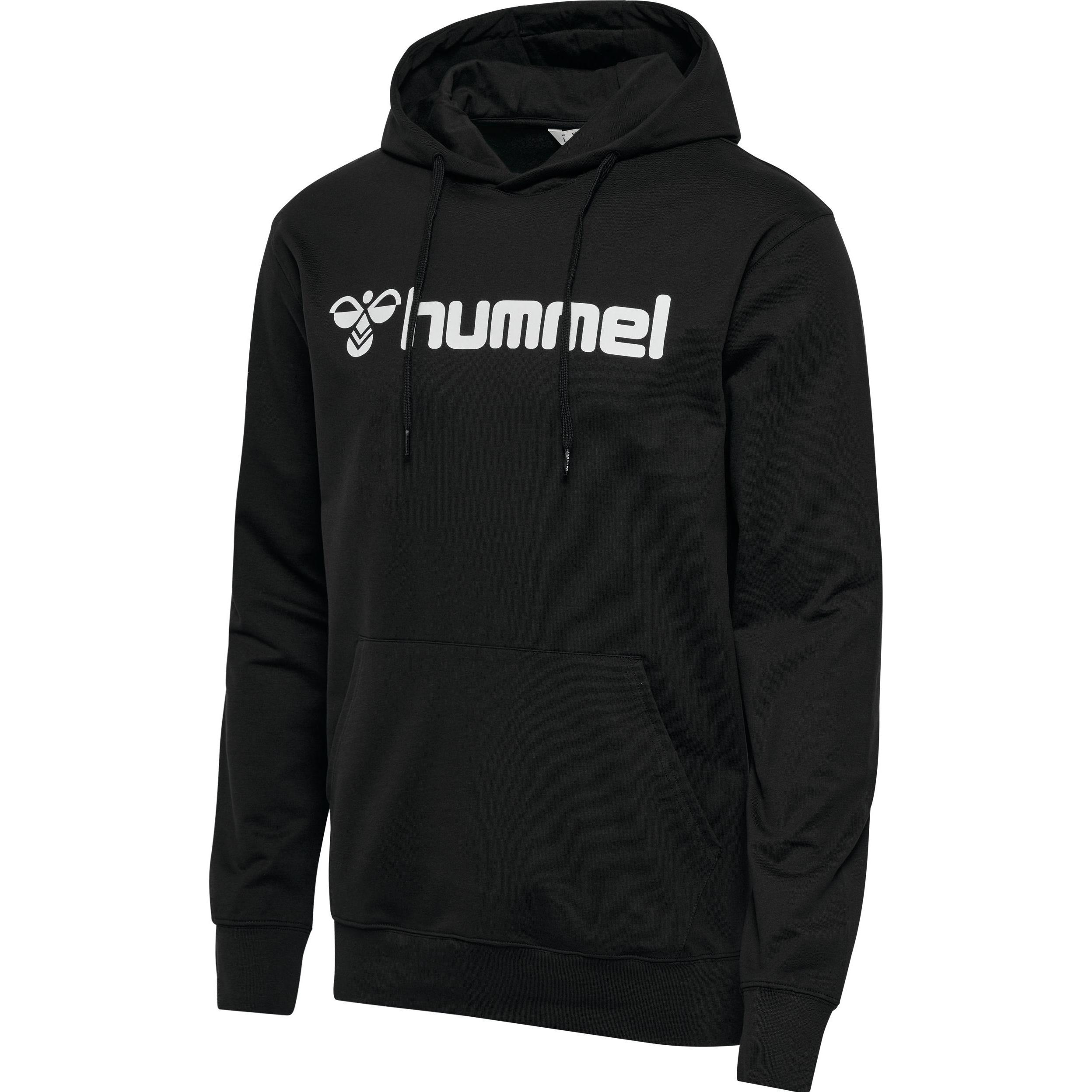 hummel, Herren, Pullover, HMLGO 2.0 LOGO HOODIE, Schwarz, (M)