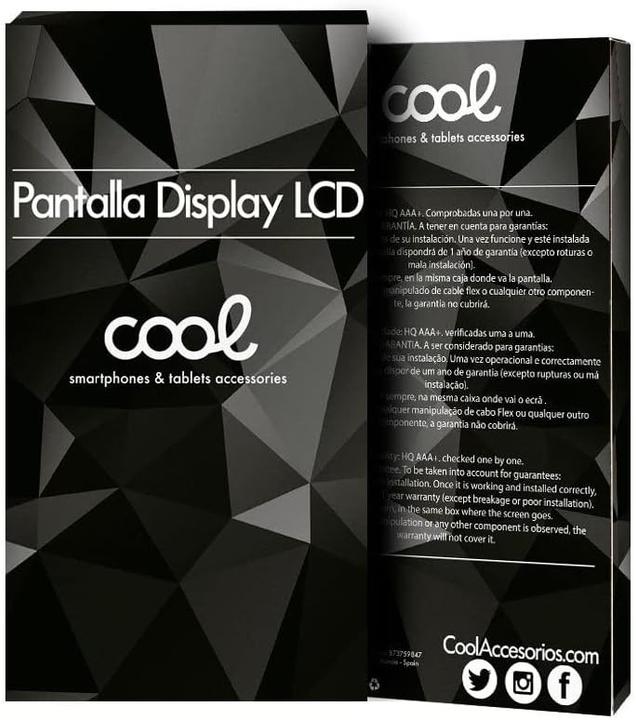 Immagine prodotto Cool Volledig scherm voor iPhone 15 Pro AAAkwaliteit zwart (Display, Apple iPhone 15 Pro)